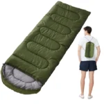 Thickened outdoor camping sleeping bag for warmth