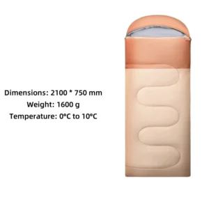 Outdoor thermal camping sleeping bag - Image 4