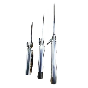 Italian Mafia Antler Handle Stiletto Knife - Image 4