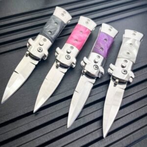 Mini Stiletto Switch Blade Automatic Knife - Image 4