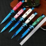 Outdoor multi-function folding knife camping tool high hardness stainless steel fruit knife