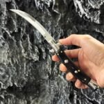 9 Inch Scimitar Blade Switchblade Stiletto Switchblade