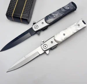 Stiletto folding knife